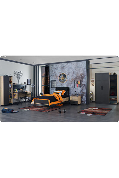 Lajivert Boss Genç Odası 6 Parça