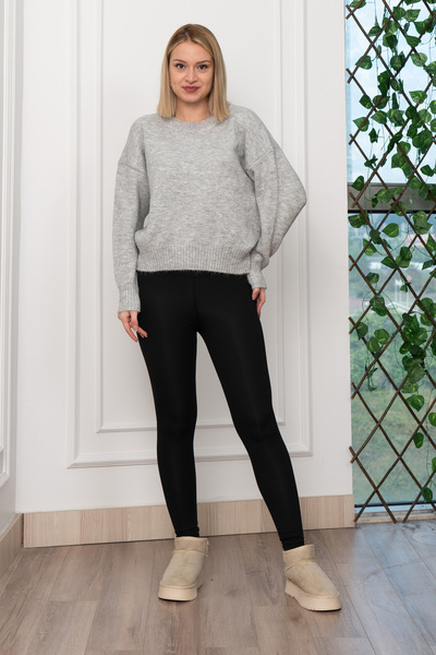 MissVina Round Neck Soft Knit Sweater 258181