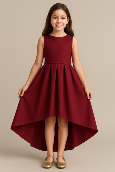 miço kids Kız Çocuk Abiye Elbise Şık Davet Düğün Elbisesi