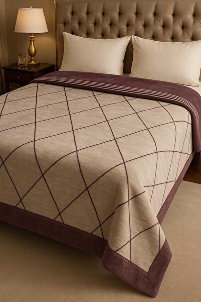 YÜNTEKS Padişah Vizon Çift Kişilik Battaniye