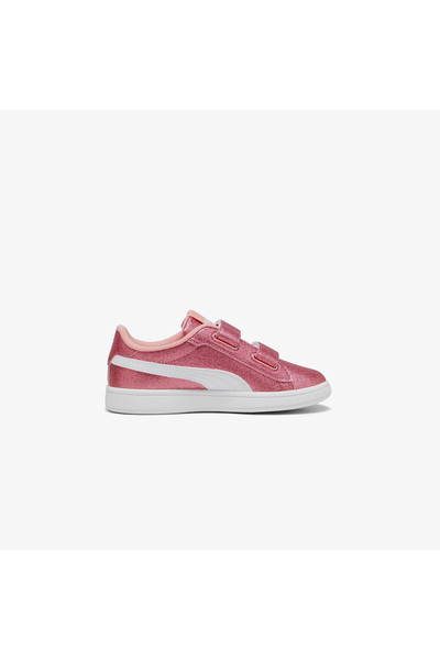 Puma Smash 3.0 Gliz Glam V PS Çocuk Pembe Spor Ayakkabı