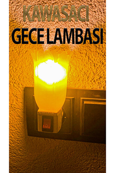Kawasacı Nostaljik Gece Lambası Kendinden Fişli Çıt Çıt Anahtarlı 7 Watt Ampullü