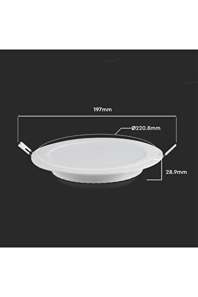 Other VTAC Premium 18W LED Downlight 4000K 1980lm Round
