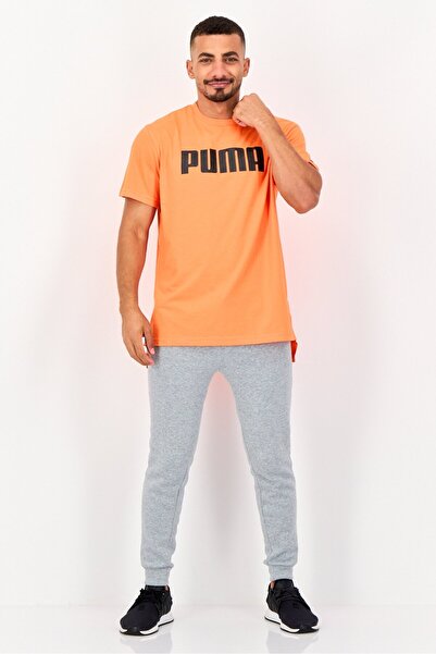 Puma Men Sportswear Fit Short Sleeve Running T-shirt, Bright Orange