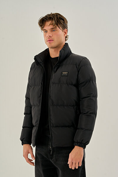 Rogyi Tekstil Men's Black Premium Quality Winter Puffer Jacket
