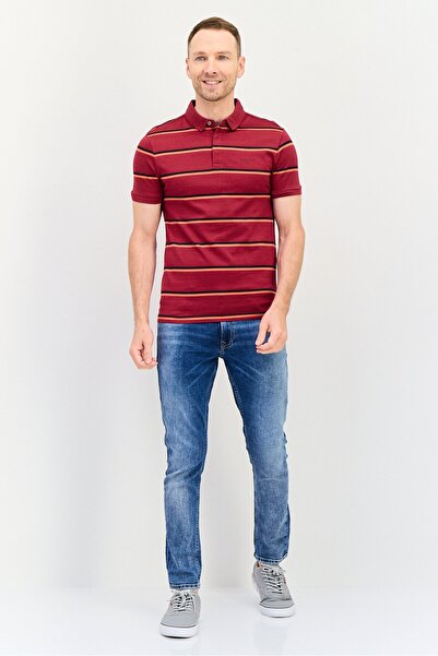 Levi's Redloop x Levis Men Regular Fit Short Sleeve Stripe Polo Shirt, Multicolor