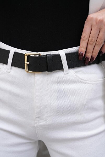 Desre Moda Thick Gold Buckle Women's Belt Trouser Belt Jeans Belt Coat Belt S...