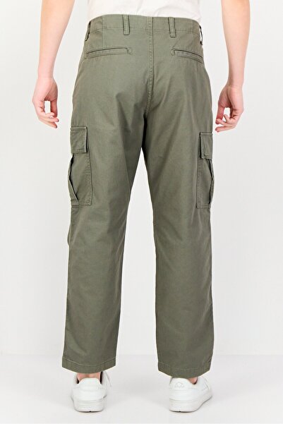 CELIO Men Regular Fit Solid Cargo Pants,Light Olive