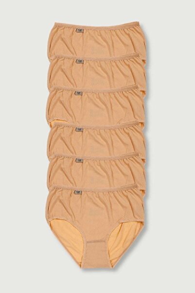 Tutku Women's Ten 6-Pack Lycra Bato Panties Elf568T0924Ccm6-Ten-L/Xl