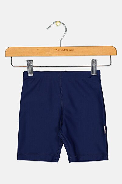 Coega Sunwear شورت سباحة سادة للأولاد الصغار، أزرق داكن