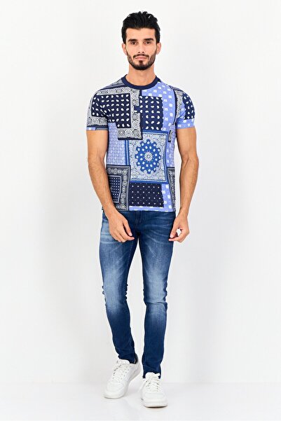 Levi's Men Crew Neck Allover Print Short Sleeves T-Shirt, Multicolor