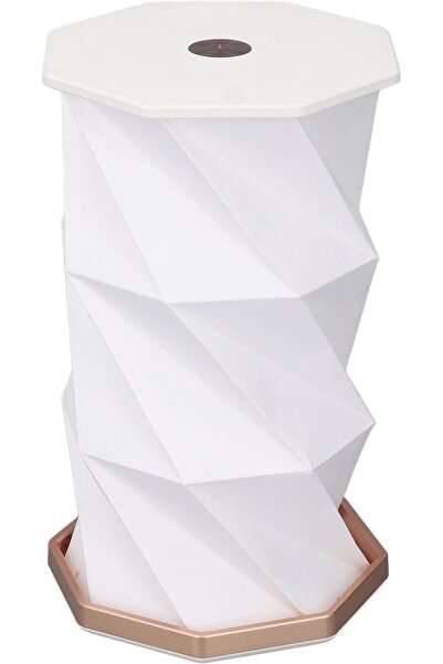 Goshyda مصباح طاولة قابل للطي والشحن | تصميم أوريجامي ورقي، تحكم باللمس، تعتي...