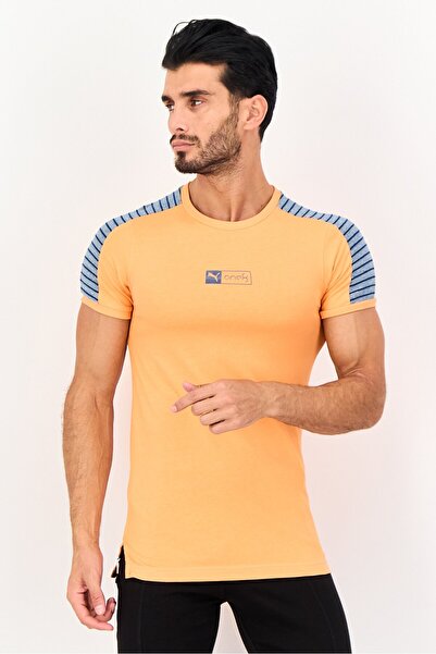 Puma Men Sportswear Fit Short Sleeve Outdoor T-Shirt, Orange