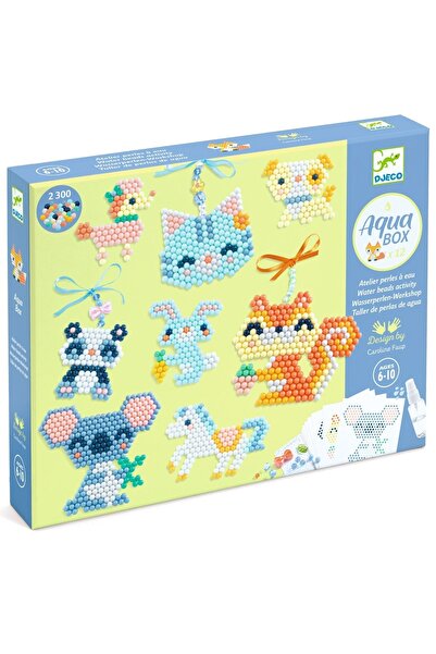 djeco Creative workshop with beads Lucky animals, for Boy, Girl age 6 - 9, 9+