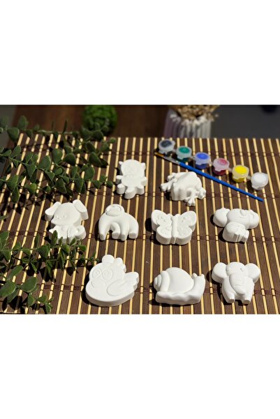 HEİGMANN Zubi Hayvanlar Alemi Taş Boyama Seti (3D) Etkinlik Seti Boya Oyna