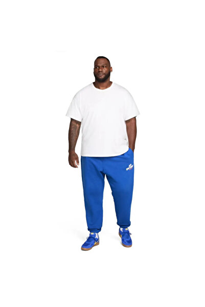 Nike HJ2185-480 NK CLUB BB CF PANT NSW Μπλε Ανδρικό Φούτερ ίσιο κομμένο σε κανονικό κόψιμο