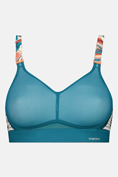 Triumph حمالة صدر نسائية مبطنة قليلاً، باللون الأزرق