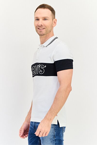 Levi's Men Regular Fit Brand Logo Short Sleeve Polo Shirt, Multicolor