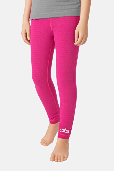 Coega Sunwear Toddlers Girl Brand Logo Swim Leggings, Pink
