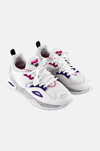 Puma حذاء رجالي Trc Blaze Tech برباط للخارج، أبيض