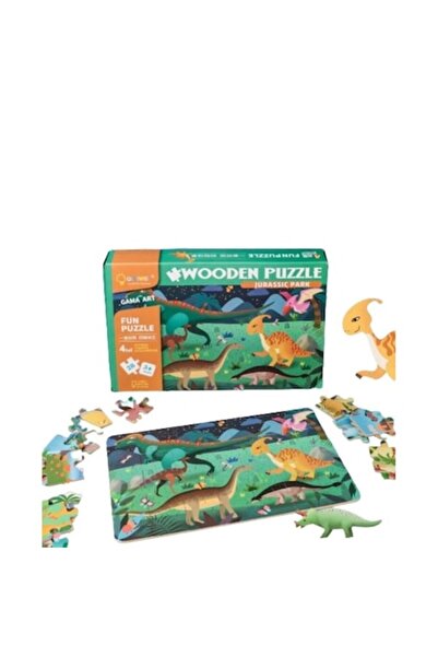 B4U Jucărie educațională, Puzzle din lemn Montessori