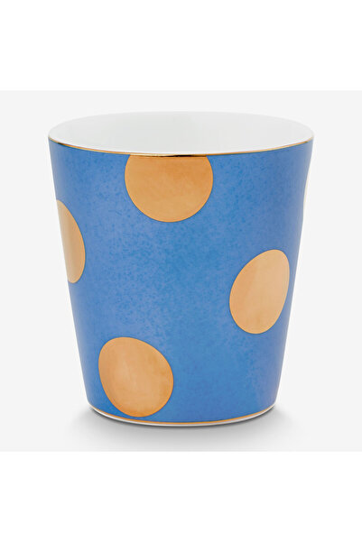 Pip Studio Dot Delight Mavi Porselen Latte Bardağı 290 Ml