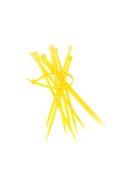 Other Cleme de cablu galbene din poliamidă 200 mm, pachet de 100