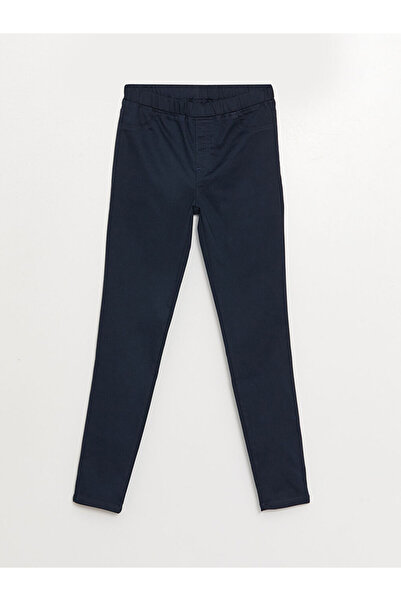 LC Waikiki Navy Blue Elastic Waist Girls' School Trousers