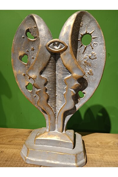 Store MERCAN MOBİLYA KALP İÇİNDE İKİ YÜZ POLYESTER AKSESUAR HEDİYELİK EŞYA BİBLO DEKORATİF EŞYA 26 CM