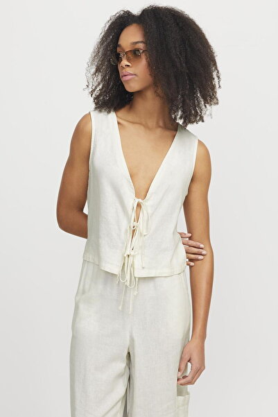 Jack & Jones Кадін V Яка Багламалі Кетен Єлек - Бриз