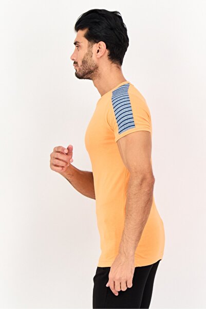 Puma Men Sportswear Fit Short Sleeve Outdoor T-Shirt, Orange