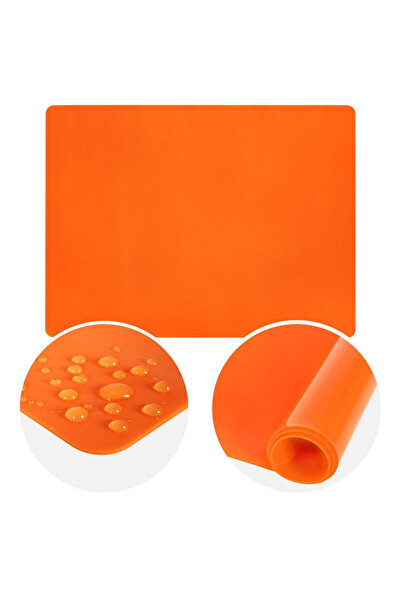 Other Blat de patiserie din silicon portocaliu SILLINIE 40x30 cm