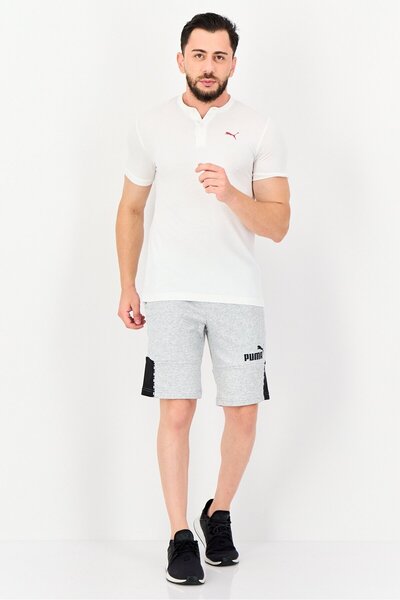 Puma Men Slim Fit Short Sleeves Outdoor T-Shirt, White