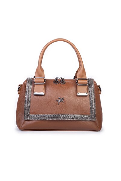 Nas Bag Vera Bag Women's Stone-Patterned Stylish Shoulder and Hand Bag