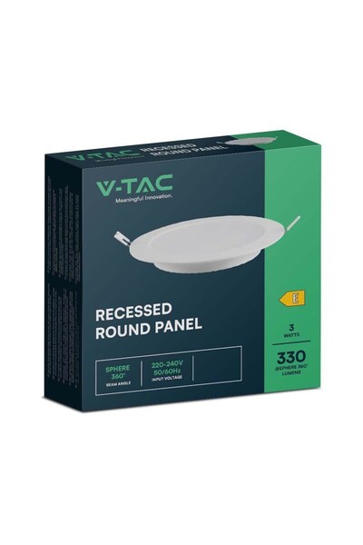 Other VTAC 3W LED Downlight 4000K Round - 330lm