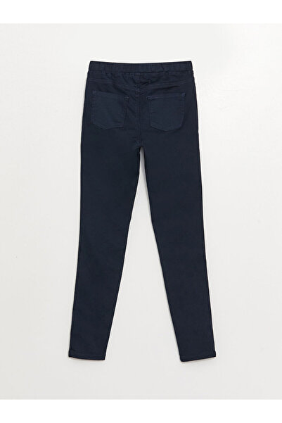 LC Waikiki Navy Blue Elastic Waist Girls' School Trousers