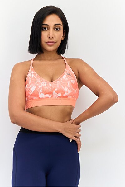 Puma Women Sportswear Fit Lightly Padded Training Sports Bra, Multicolor