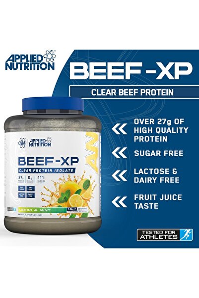applied nutrition Beef XP - Clear Hydrolysed Protein Isolate (1.8kg, Lemon & Mint)