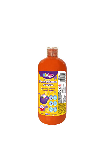Strigo Gouache in 500 ml container, orange SSC301