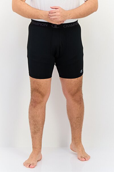 Champion Men 6 Inch Underwear Compression Shorts, Black