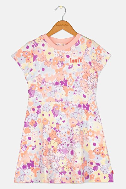 Levi's Kids Girl Floral Print Dress, Multicolor