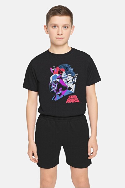 GAP Kids Boy 2 Pcs Graphic Print T-Shirt And Shorts, Black