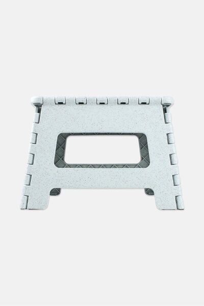 Farberware Plastic Foldable Stepstool, Light Grey