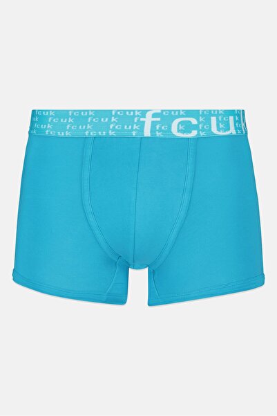 French Connection Men Brand Logo Trunks, Light Blue