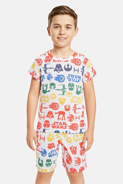 GAP x Star Wars Toddlers Boy 2 Pieces Graphic Print Top And Bottom Set, Multicolor