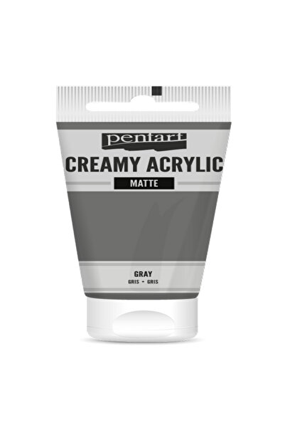 Pentart Creamy Acrylic Matte Gray 60ml