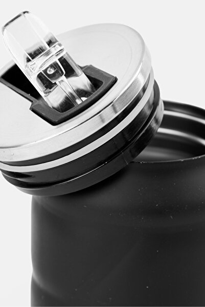 iBiLi Stainless Steel Lata Thermo Water Battle 330 ml, Black