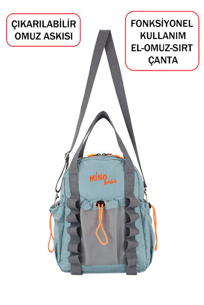 Dada Functional Ultra-Light Water Green Women's Backpack Use on Hand and Shoulder New Generation Water Repellent Fabric