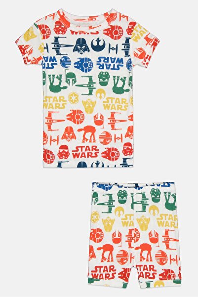 GAP x Star Wars Toddlers Boy 2 Pieces Graphic Print Top And Bottom Set, Multicolor