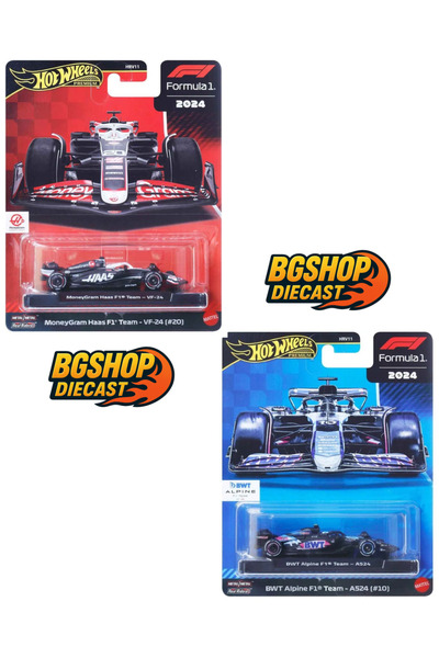 HOT WHEELS Premium Formula 1 -Bwt Alpine F1 Team – A524 (#10) - Moneygram Haa...